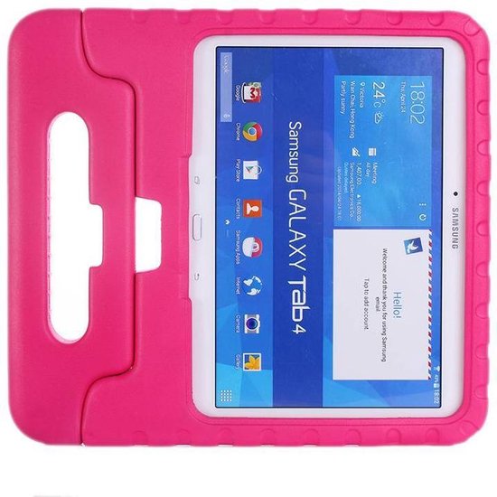 Afkeer video burgemeester Samsung Galaxy Tab 4 10.1 Kids Cover Hoes Roze | bol.com
