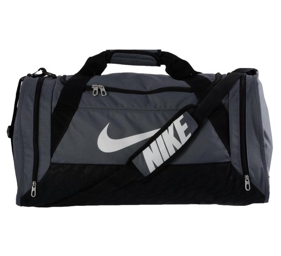 Nike Brasilia 6 Bag Medium - Sporttas - Unisex - One size - Grijs | bol.com