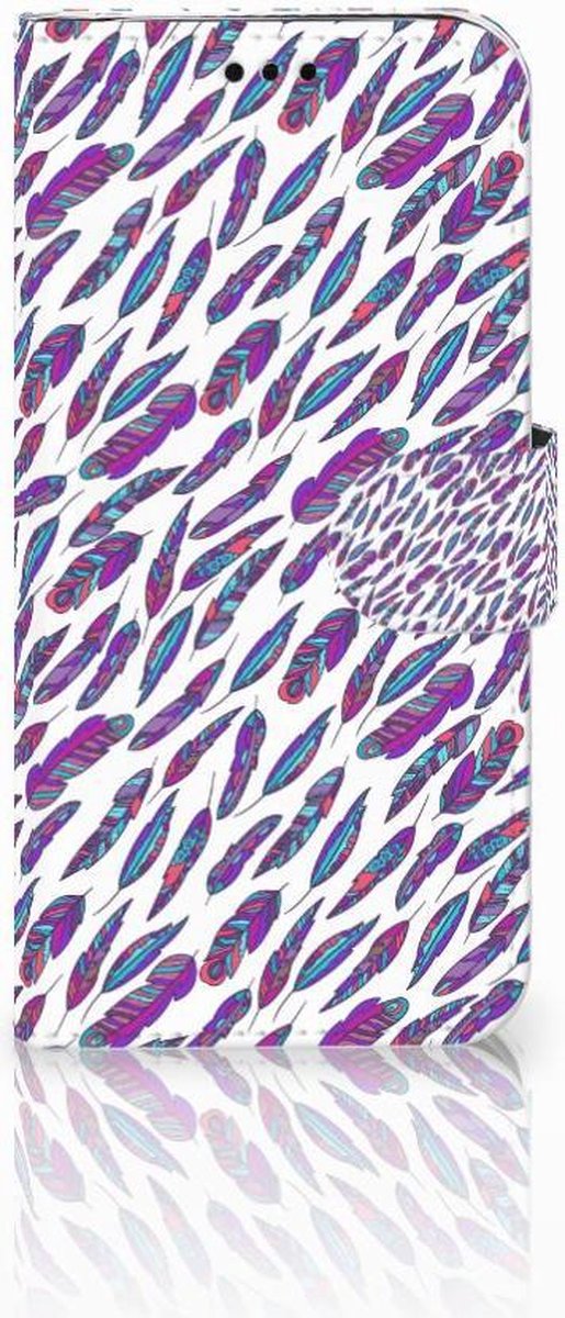 Samsung Galaxy J5 2017 Telefoon Hoesje Feathers Color