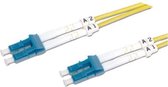 LOGON AL5LCLC25I/3I Glasvezel kabel 25 m OM3 LC Geel