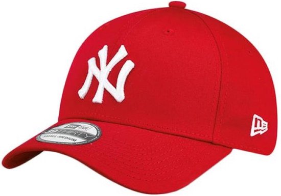 New Era 39THIRTY NEW YORK RED 10298276 - caps-hats - Unisex - rood/wit -  maat M/L | bol.com