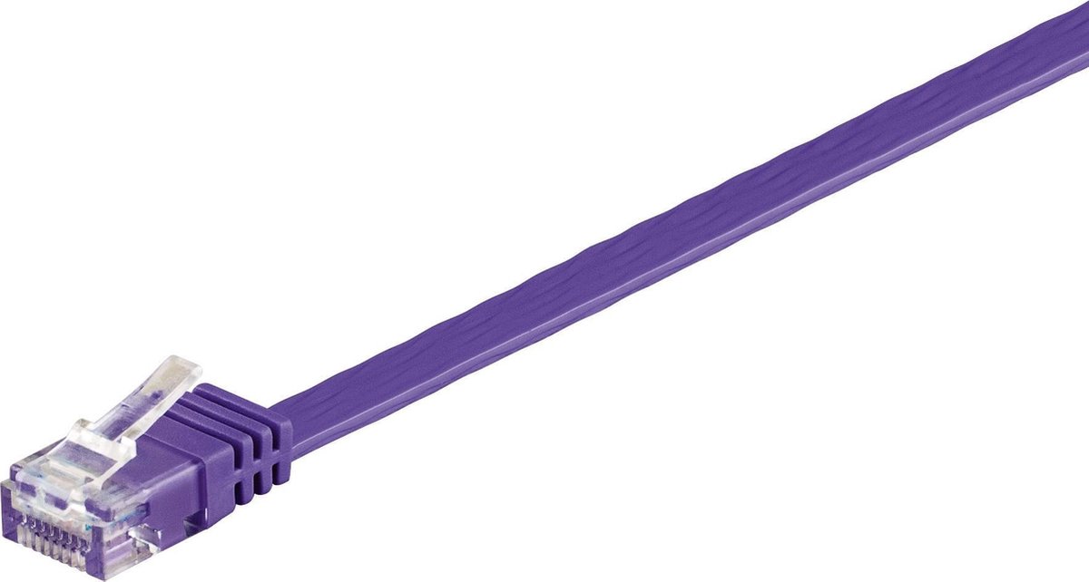 Wentronic CAT6 Netwerkkabel - RJ45 - Paars - 2 m