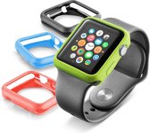 Cellularline - Apple Watch Hoejse - Apple Watch Case - Geschikt Voor Apple Watch Series 3 / 2 / 1 (42mm) - Set Van 4 Kleuren