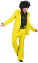 LUCIDA - Geel disco kostuum voor heren - XL