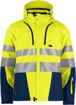 6420 Padded Jacket HV Blue/Yellow L
