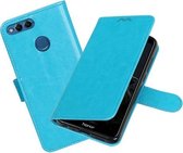 Turquoise Portemonnee Wallet Case Hoesje voor Huawei P Smart