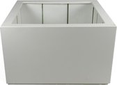 Lage vierkante Polyester Plantenbak 100 x 100 x 40
