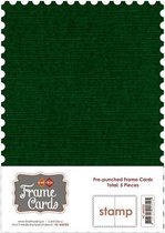 Frame Cards - Stamp - A5 - Kerstgroen