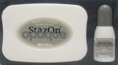 Stazon inkpad set - Opaque - Mist gray