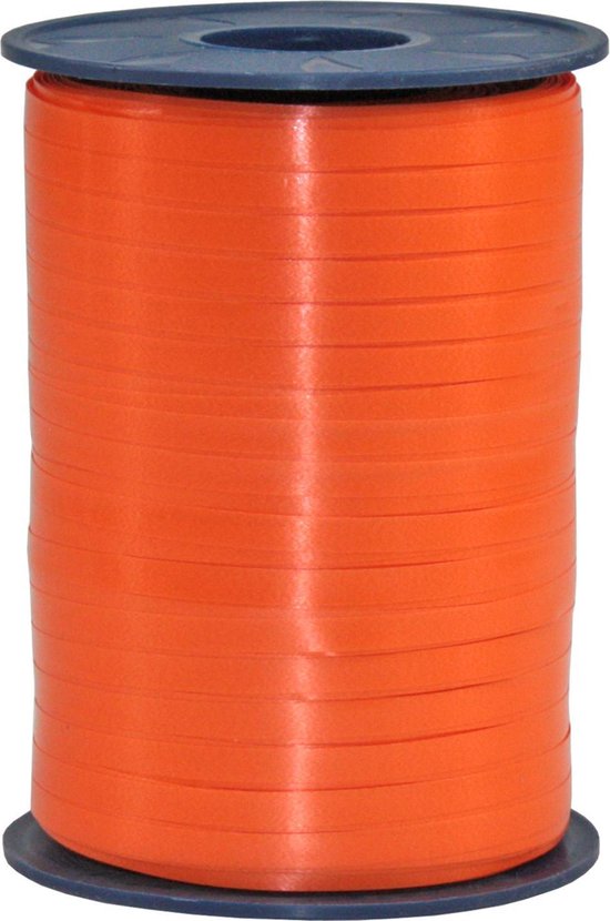 Sierlint - kado - lint - 5mm x 500 mtr - Oranje - Verpakken