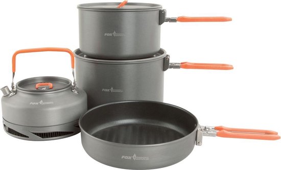 Fox Carp Fox Cookware Large 4-delige Set Grijs van Fox — afbeelding 3