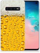 Souple Housse pour Samsung Galaxy S10 Coque Bière