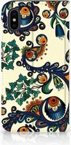 Geschikt voor iPhoneX | Xs Standcase Hoesje Design Barok Flower