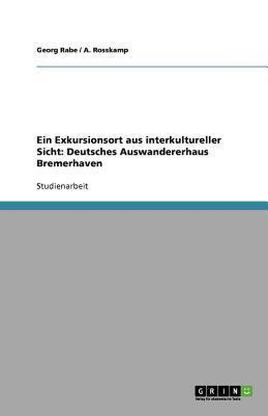 Ein Exkursionsort aus interkultureller Sicht - cover