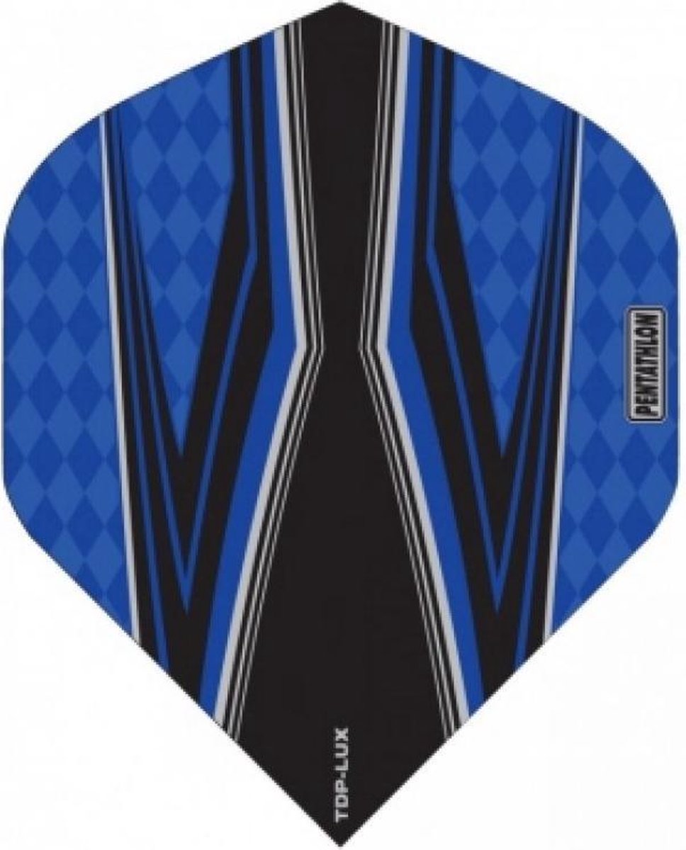 ABC Darts - Dart Flights Pentathlon - Spitfire Z lichtblauw - 8 sets