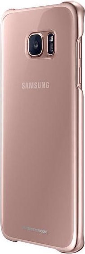 Samsung Galaxy S7 Edge Clear Cover Origineel - Roze | bol.com