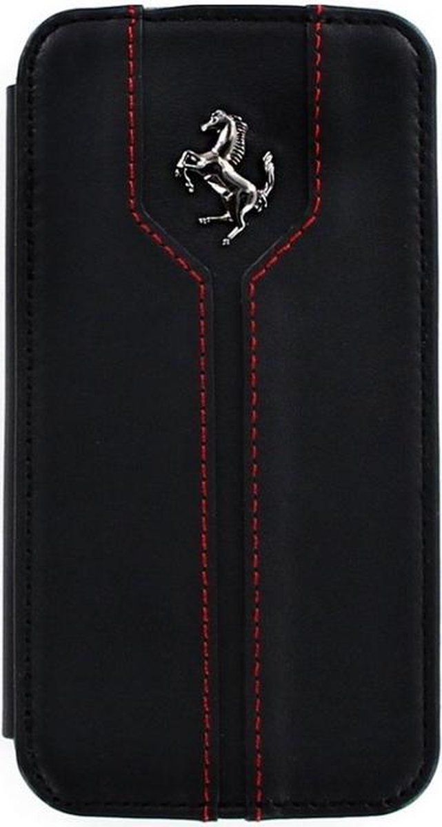 Ferrari Monte Carlo Leather BookCase - Samsung Galaxy S4 Mini - Zwart