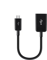 Belkin On-The-Go - USB-adapter - Micro-USB Type A (M) naar USB (V) - 12 cm - zwart