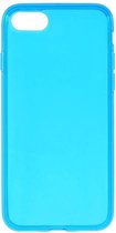 TPU Softcase iPhone 7/8/SE 2020 - Blauw Transparant
