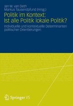 Politik im Kontext: Ist alle Politik lokale Politik?