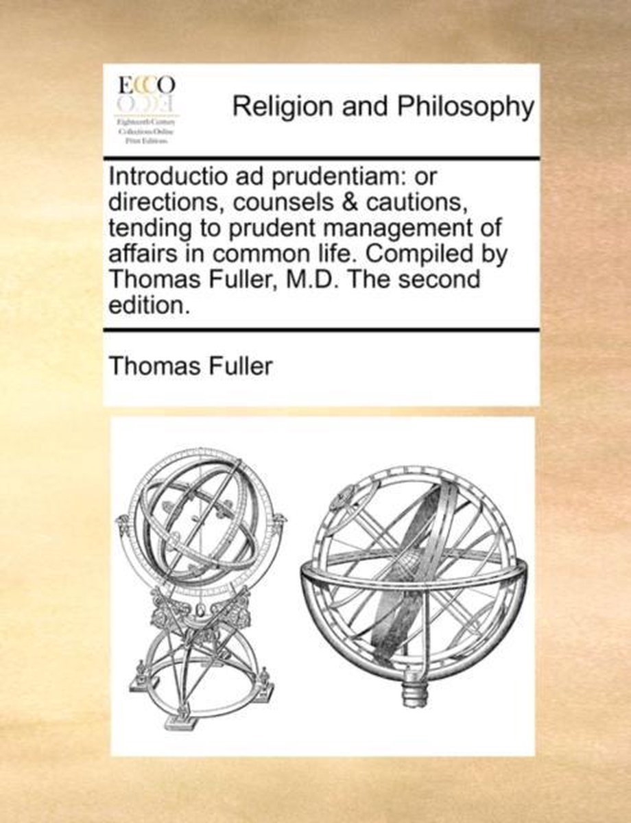 Introductio Ad Prudentiam - Thomas Fuller
