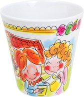 Blond Amsterdam - Even Bijkletsen - Beker - Friends - 0,2L - Melamine
