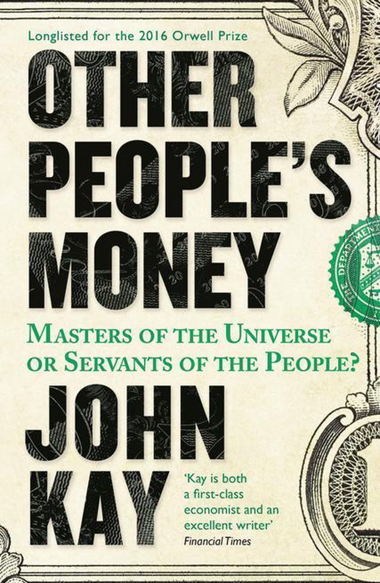 Omslag van Other People's Money