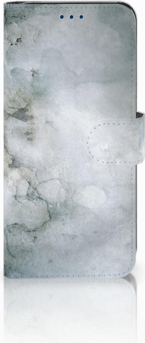 Book Case voor Hoesje Samsung Galaxy S8 Painting Grey