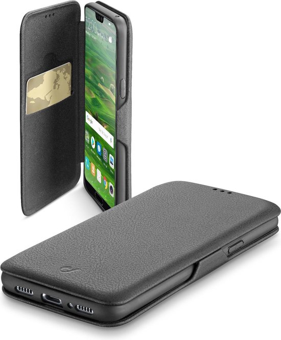 Cellularline Book Clutch - Custodia A Libro Per IPhone XS Max Con Chiusura Magnetica E Ricarica Wireless