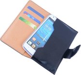 LG L Fino Portemonnee Hoesje Zwart - Book Case Wallet Cover Hoes