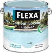 Flexa Couleur Locale Peinture Peinture pour les murs Ecosure Caribbean 2.5 Ltr 2525 Nuance Aqua