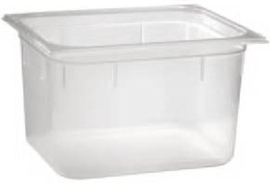 Kunststof gn container 1/6gn, 150mm diep (pp), set van 2 stuks