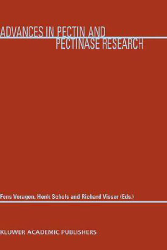 Advances in Pectin and Pectinase Research, Fons Voragen 9781402011443