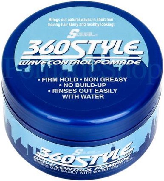 Scurl 360 Style Wave Control Pomade.