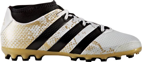 adidas ACE 16.3 Primemesh AG Voetbalschoenen - Maat 38 2/3 - Unisex -  wit/zwart/goud | bol.com