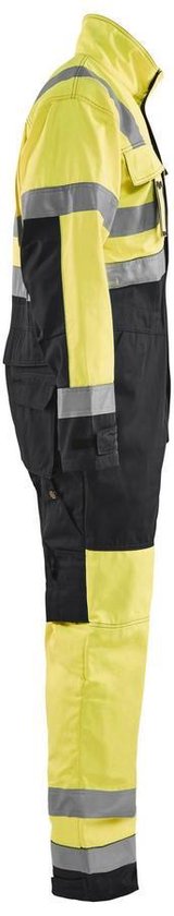 Blåkläder 6373-1804 dans l'ensemble haute visibilité jaune / Zwart taille 48