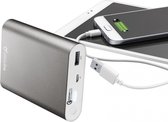 Cellularline FreePower Ultra 10000 powerbank Zilver Lithium 10000 mAh