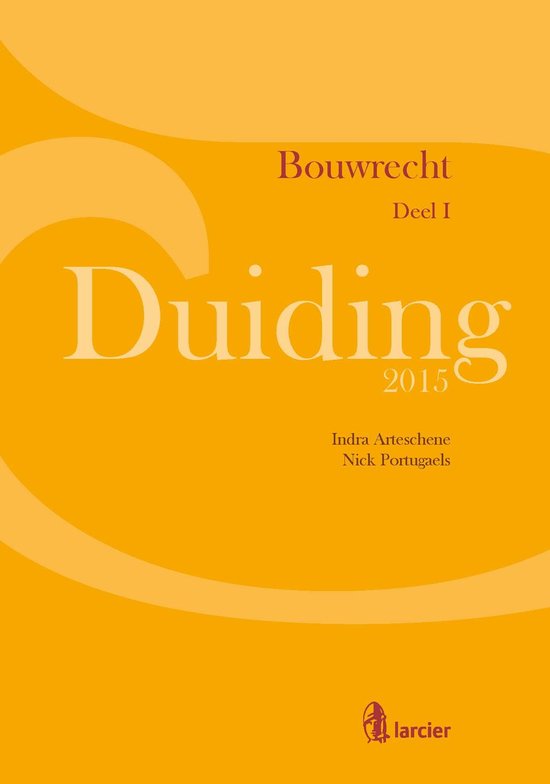 Larcier Duiding - Duiding Bouwrecht - cover