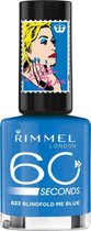 Rimmel London 60 seconds RO collectie Nagellak - 823 Blindfold Me Blue