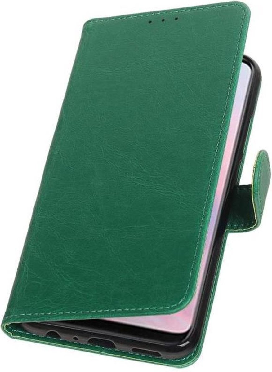 Groen Pull-Up Booktype Hoesje voor Huawei Y9 2019