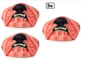 3x Half masker bulldog