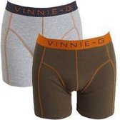 Vinnie-G boxershorts Military Olive Uni 2-pack
