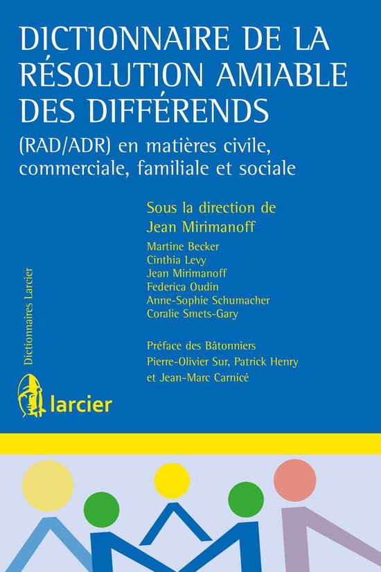 Dictionnaires Larcier - Dictionnaire de la résolution amiab ... - cover
