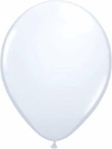 Qualatex ballonnen 100 stuks White