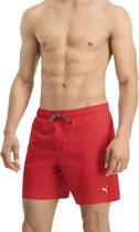 PUMA Swim Medium Short Heren Zwembroek - rood - Maat XL