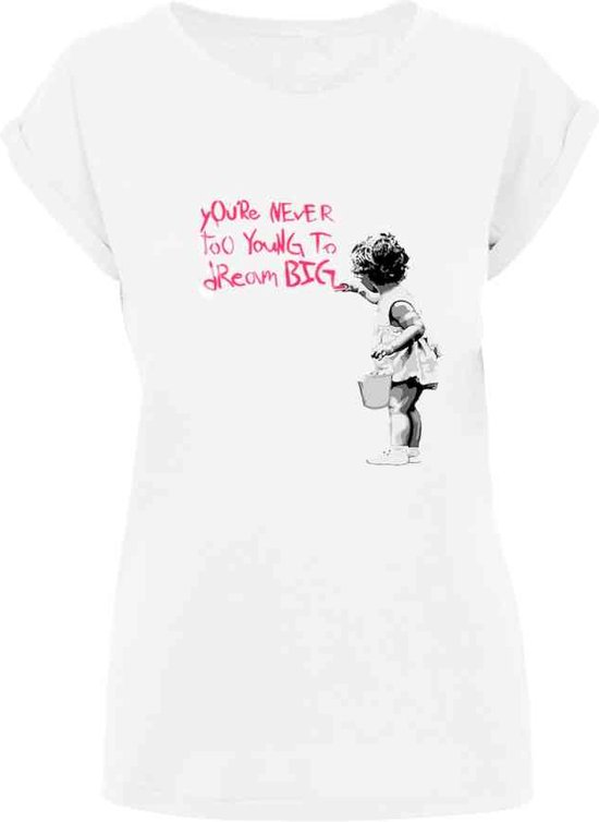 Merchcode - Dream Big Dames T-shirt - 4XL - Wit