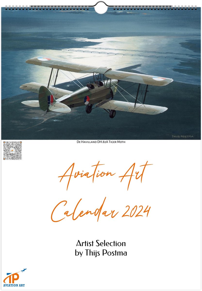 Thijs Postma - Luchtvaartkunst Kalender 2024 - Artiest Selectie