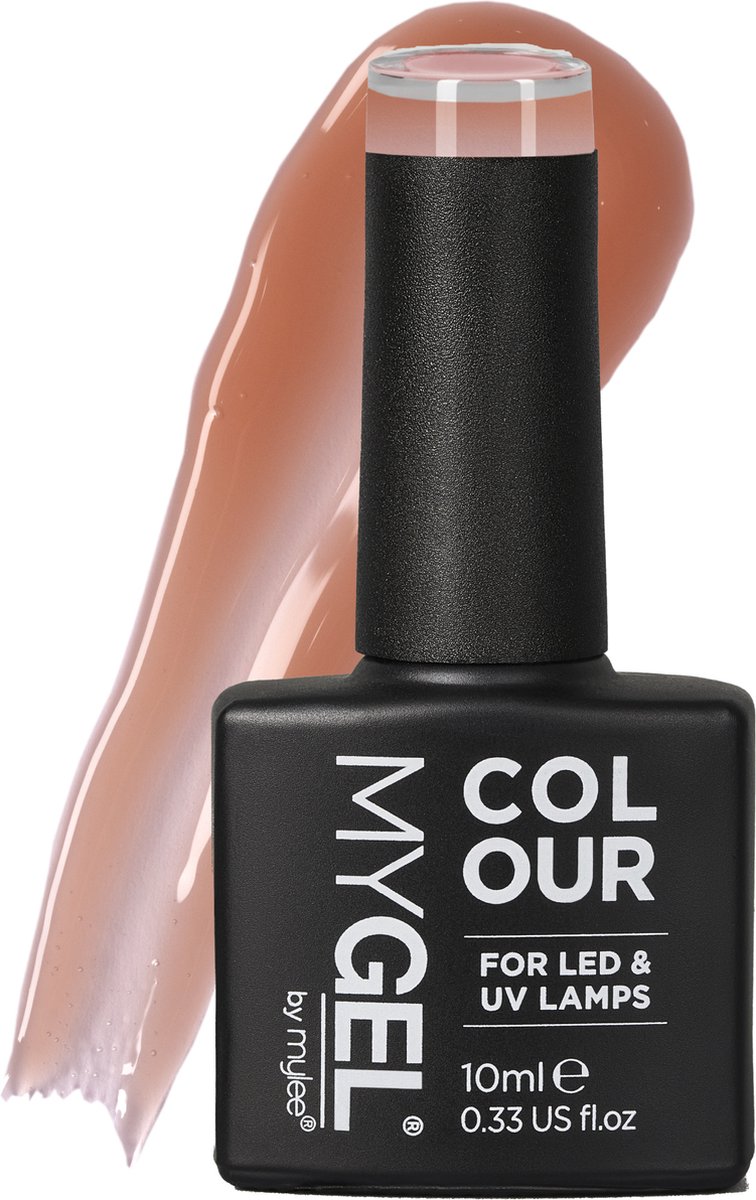 Mylee Gel Nagellak 10ml [Bit Of Me] UV/LED Gellak Nail Art Manicure Pedicure, Professioneel & Thuisgebruik [Sheer Nudes Range] - Langdurig en gemakkelijk aan te brengen
