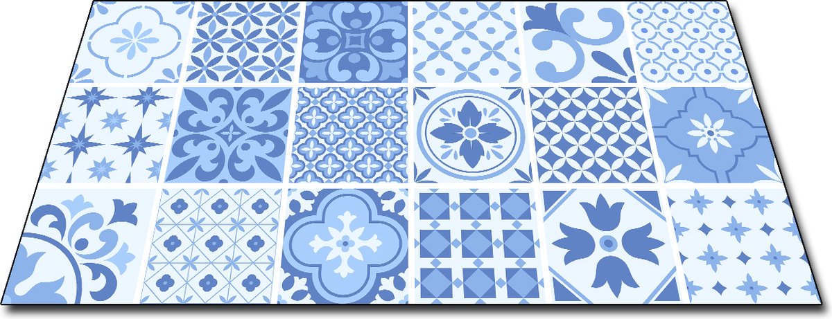 Papillon Inductie Beschermer - Antislip Afdekmat - 80x52 - Portugees