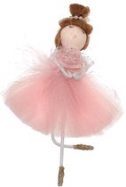 Ballerina Kerstboomhanger - Huis Decoratie - Kerstversiering Ballet - Ballerina voor in de Kerstboom - Kerst Ornament - Kerstcadeau Dames en Meisjes - Roze